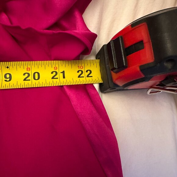 Banana Republic Aurelia Maxi Dress in neon fuchsia ~ size SP, NWT! - Picture 10 of 10